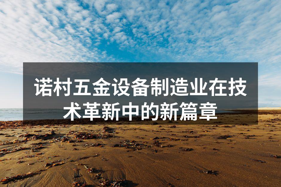 诺村五金设备的智能生产线